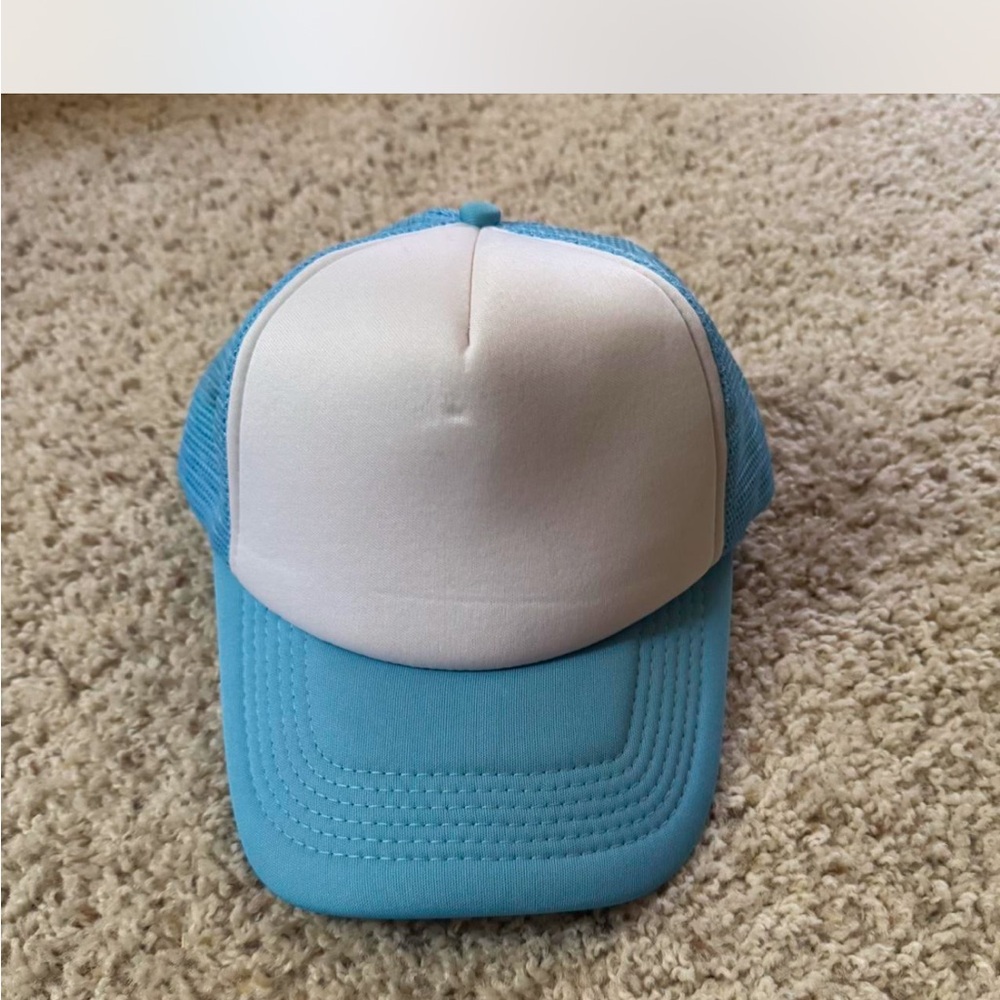 Blue and White  Hat